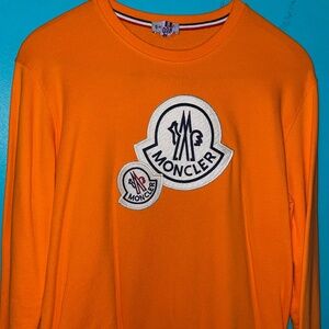 Orange Moncler Sweater XL